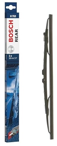 Escobilla limpiaparabrisas Bosch Rear H753, Longitud: 380mm – 1 escobilla limpiaparabrisas para la ventana trasera