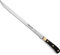 Arcos Serie Regia, Coltello Prosciutto, Lama Acciaio Inossidabile NITRUM 300 mm, Manico Polioxymetilene (POM), Colore Nero e Oro
