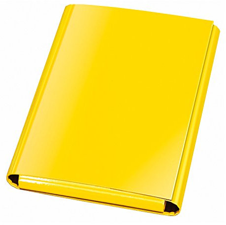 Veloflex 1441310 - Heftbox Velocolor, Sammelbox, Sammelmappe, DIN A4, 23 x 32 x 3, mit Klettverschluss, gelb