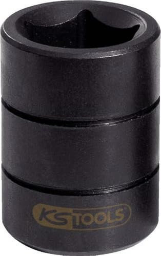 KS Tools 150.2155 - Douille 5 pans 1/2 clé de 19mm, L.40mm - Version courte - En Chrome Vanadium extra-fin - Tête brunie
