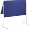 Franken ECO-UMTF-G03 Moderationstafel, 120 x 150 cm, Filz, blau