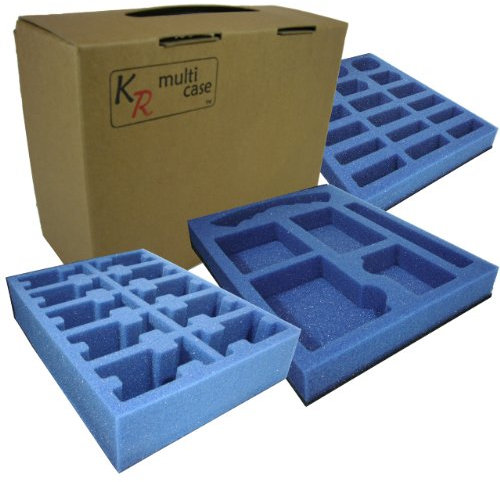 KR Multicase Kartenfigurenkoffer (halbe Breite) mit Star Wars X-Wing Tray Set A: Tragen Sie das Starterset plus bis zu 7 Fighter Erweiterungspacks in einem Koffer auf.