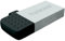 Transcend 16 Go Clé USB / Micro USB OTG JetFlash 380 Argent TS16GJF380S