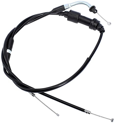 QAZAKY Throttle Cable Compatible with Yamaha Y-Zinger PW 50 PW50 Dirt Bike Assy 1981-1987 1988 1989 1990 1991 1992 1993 1994 1995 1996 1997 1998 1999 2000 2001 2002 2003 2004 2005 2006 2007 2008 2009