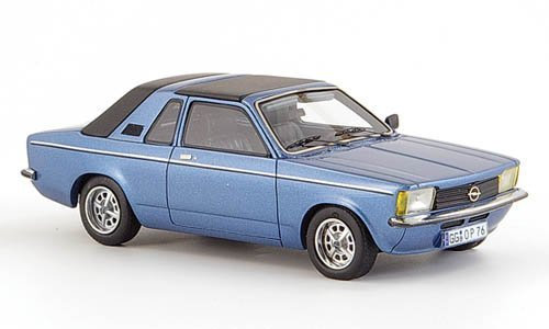 Opel Kadett C Aero, blau-met., geschlossen, 1978, Modellauto, Fertigmodell, Neo 1:43