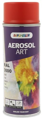 DUPLI-COLOR 747540 AEROSOL ART RAL 3000 feuerrot matt 400 ml