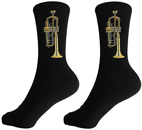 mugesh Musik-Socken Trompete (35/38) - Schönes Geschenk für Musiker