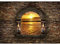 Runa Art Papier Peint panoramique coucher du soleil de la fenêtre en mer 352 x 250 cm Toison Mur XXL Moderne Décoration Murale Salon Chambre á Coucherr Bureau Salle marron orange 9025011c