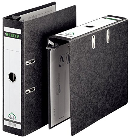 Leitz Hängeordner 80 mm Rücken A4 5 Stück schwarz