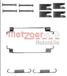 METZGER 105-0866 Zubehörsatz Bremsbacken Hinten Kompatibel mit OPEL Corsa D Schrägheck S07 77363848 CR 866