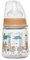 NIP Weithalsflasche mit Anti-Kolik Sauger: Baby Trinkflasche mit ACTIFLEX- System, Made in Germany, BPA-Frei, Glass, Einheitsgröße, Saugloch M-mittlerer Trinkfluss, 120 ml, Girl