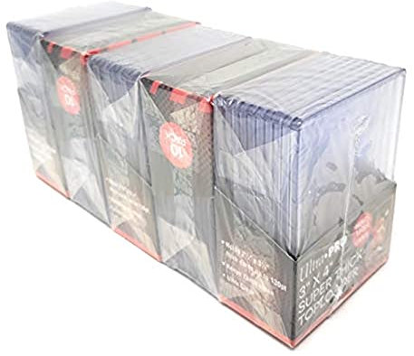 Ultra Pro 5 130pt Top Loader Packs - 10 Toploaders Per Pack (50 Total) - Thick Baseball, Basketball, Hockey, Football Cards (Ie Memorabilia)