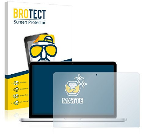 BROTECT Entspiegelungs-Schutzfolie für Apple MacBook Retina Pro 13 2015 Matte Displayschutz-Folie, Anti-Reflex, Anti-Fingerprint