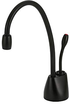 InSinkErator Contemporary Instant Hot Water Dispenser - Faucet Only, Matte Black, F-GN1100MBLK