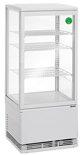 Bartscher Mini-Kühlvitrine 78 Liter, weiß - 700578G