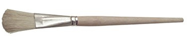 SCHULLER Universal Pinsel Emaillack, Größe 0, breite 15 mm mit Holzstiel roh, 1 Stück, 70050