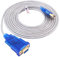 Dtech 3 m USB a porta seriale RS232 DB9 femmina adattatore cavo con chipset FTDI supporta Windows 10, 8, 7 e Mac Linux