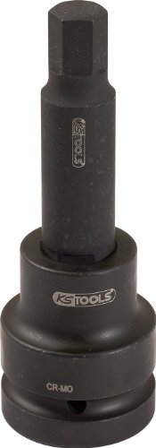 KS Tools 450.0461 3/4 Kraft-Bit-Stecknuss Innensechskant lang, 17mm