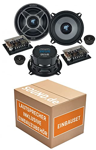 JUST SOUND best choice for caraudio Lautsprecher Front - Hifonics Zeus ZSi 6.2c - 16,5cm Komposystem für VW Passat 3C & CC - justSOUND