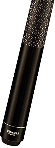 Viking Valhalla Serie 100 VA111 - Tacos de Billar de 58 Pulgadas con Envoltura de Lino irlandés, 2 Piezas (21 onzas, Negro)