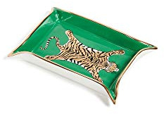 Jonathan Adler Tiger Valet Tray, Green