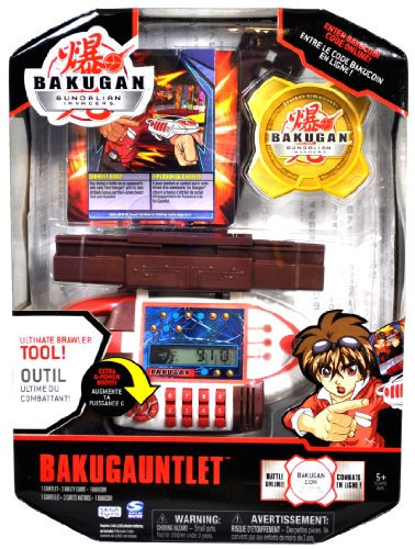 Spin Master Bakugan Gundalian Invaders Ultimate Brawler Tool Accessory Set - BAKUGAUNTLET with Bracelet Snap, 3 Exclusive Ability Card and 1 Bakucoin