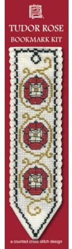Textile Heritage Collection Cross Stitch Bookmark Kit - Tudor Rose