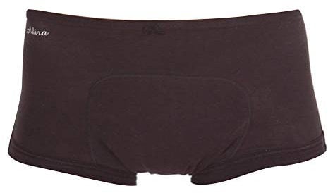 Adira Periode Baumwolle Panty braun Gr.44 XXL Slip Damen Menstruation Inkontinenz Perioden Unterwäsche Unterhosen Postpartum Slips Menstruationsunterwäsche Periodenunterwäsche Alternative zu Tampons Binden Slipeinlagen