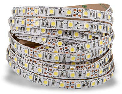 Mextronic LED Streifen LED Band LED Strip 5050 Warmweiß (2700K) 72W 500CM 12V IP20