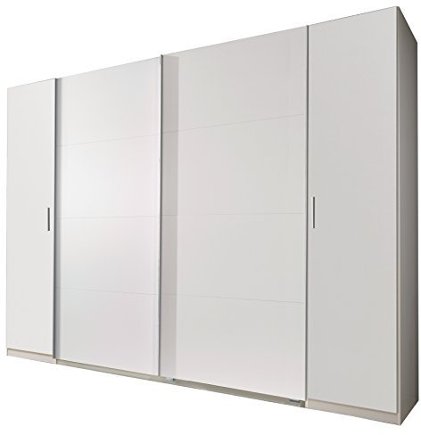 Wimex Kleiderschrank/ Schwebetürenschrank Lotto, (B/H/T) 313 x 210 x 65 cm, Weiß