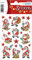 HERMA 3219 Aufkleber Weihnachtsmann klein groß, 63 Stück, Weihnachten Sticker mit Nikolaus Sterne Motiv, Kinder Etiketten für Weihnachtsdeko Geschenke Adventskalender Winter Dekoration DIY Basteln