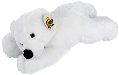Sunny toys 31735 - Plüsch Eisbär liegend, Circa 28 cm