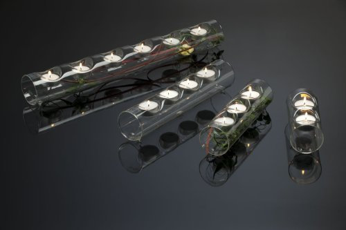 Photophore Bougie d'Ambiance Tube 30,3 cm