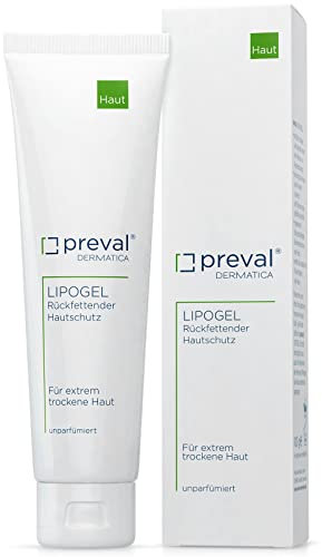 preval® LIPOGEL | Handcreme 100 g | Rückfettender Haut- und Kälteschutz für extrem trockene Haut