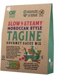 Gordon Rhodes' Slow and Steamy Moroccan Style Tagine Recipe Sauce Mix. Easy to Prepare - Gluten-Free & Suitable for Vegetarians (1 x 75gm)