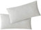 EXKLUSIV HEIMTEXTIL Jersey Kissenbezug Hülle 2 Sparpack Set mit Reißverschluss hochwertige Qualität 40 x 80 cm Silber