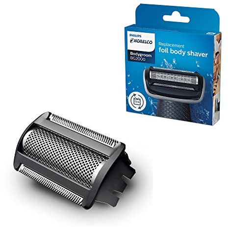 Norelco BG2000 Ersatzkopf für Bodygroom, Schwarzmetall, Wasserdicht, Aufladbar, Männer, Körperpflege-Enthusiasten