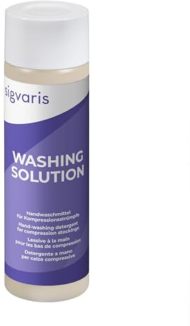 Sigvaris WASHING SOLUTION 250ml - Spezial-Waschmittel für Kompressionsstrümpfe und Bandagen, Waschmittel flüssig und biologisch abbaubar, Angenehmer Duft