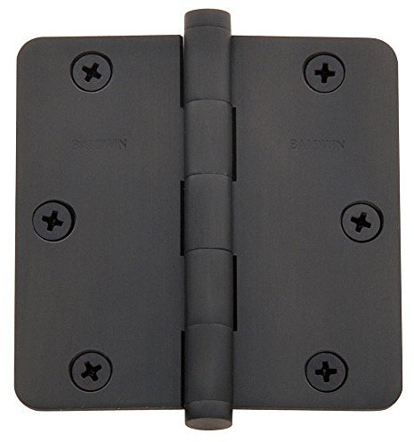 Baldwin 1435102I 0.25 Radius Mortise Hinge, Oil Rubbed Bronze