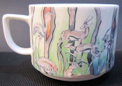 Bopla! MBUNI Porzellan Safari grün Kaffeetasse 18 cl Coffee Cup 6 1/4 oz. Tasse à café 18 cl Tazza da caffè 18 cl