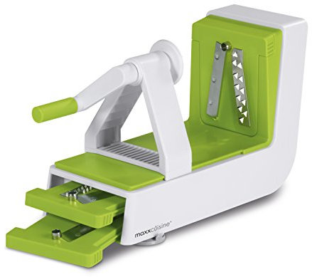 TV Unser Original 06381 Spiralschneider Deluxe, weiß/Limegreen