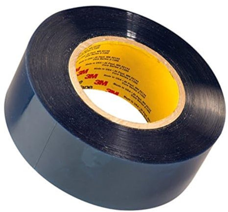3M Polyester-Abdeck-Klebeband für Pulverlackierung, 8905, 25,4 mm x 66 m, 0,16 mm, Blau (36-er Pack)