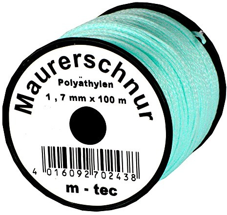 Lot-Maurerschnur 100 m x Ø 1,7 mm Grün