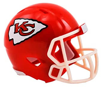 Riddell Kansas City Chiefs NFL Speed Pocket PRO Micro/Tascabile/Mini Casco da Football