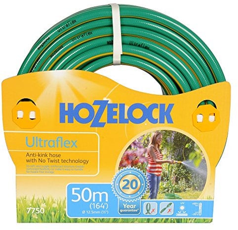 Hozelock 50 Metre Ultraflex Anti-Kink & Anti-Twist Hose Pipe 12.5mm (1/2)