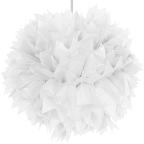 Folat Cheerleader Pompon 30 cm – weiß