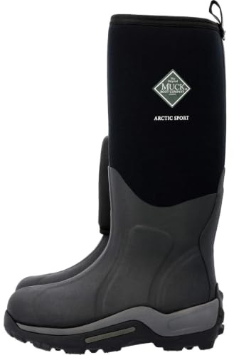 MUCK Women's Arctic Sport II Tall Boot, Black, Size 11(M)