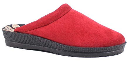 Rohde 2291 Neustadt-D Chaussons Femme, Pointure:40 EU, La Couleur:Rouge