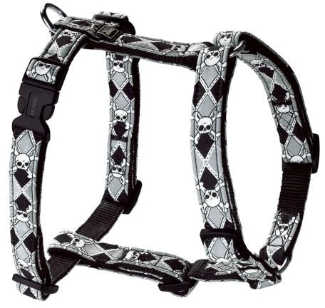 Geschirr Krazy Scull Vario Rapid XS Band schwarz gebuggt/Nylon schwarz