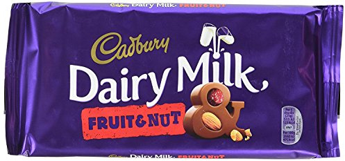 Cadbury Dairy Milk Fruit & Nut Bar 200 g (Pack of 6)